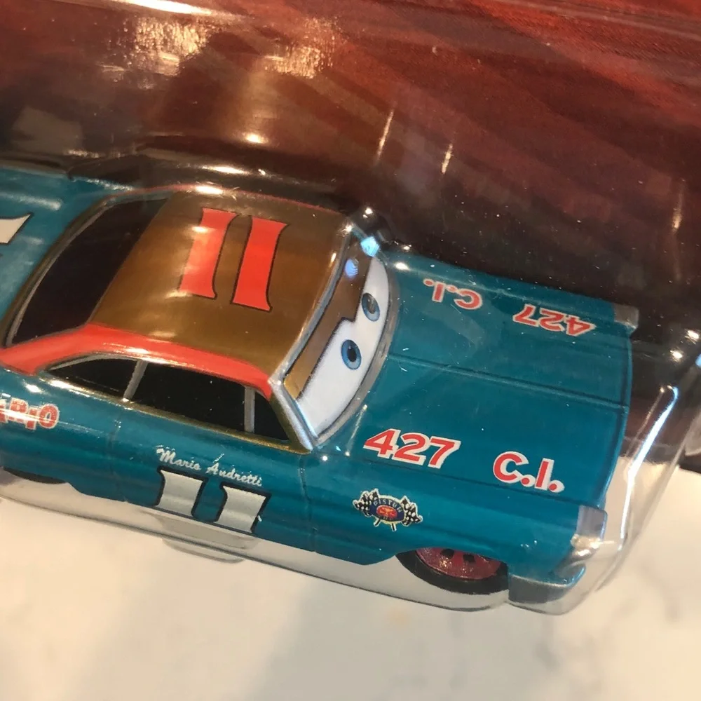 Pixar Cars Mario Andretti Toy Car - Blue